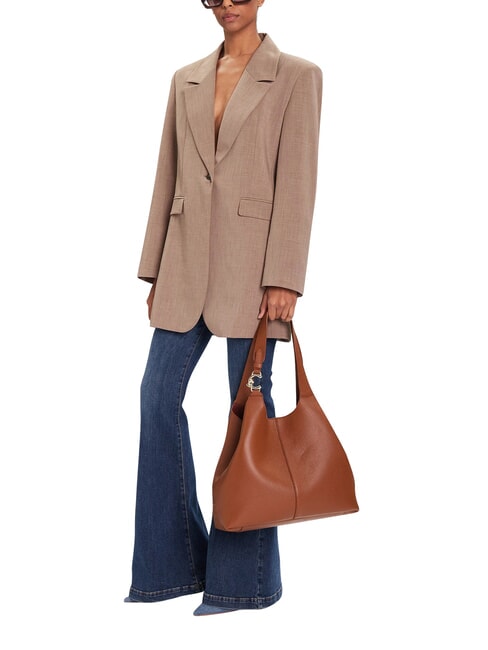 C-EASY Bolso de hombro con cartera co&ntilde;ac - Bolsos Mujer
