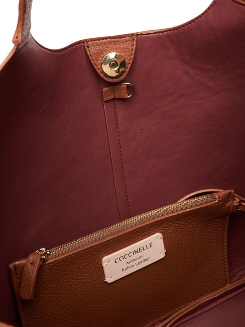 C-EASY Bolso de hombro con cartera co&ntilde;ac - Bolsos Mujer
