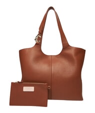 COCCINELLE C-EASY Bolso de hombro con cartera co&ntilde;ac - Bolsos Mujer - 7