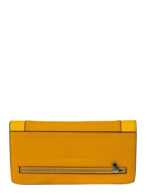 MUSE Cartera con monedero, de piel. amarillo - Carteras Mujer