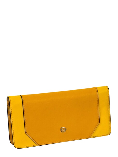 MUSE Cartera con monedero, de piel. amarillo - Carteras Mujer