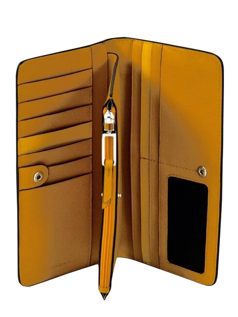 MUSE Cartera con monedero, de piel. amarillo - Carteras Mujer