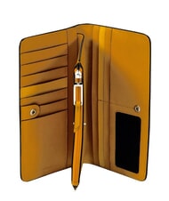 PIQUADRO MUSE Cartera con monedero, de piel. amarillo - Carteras Mujer - 4