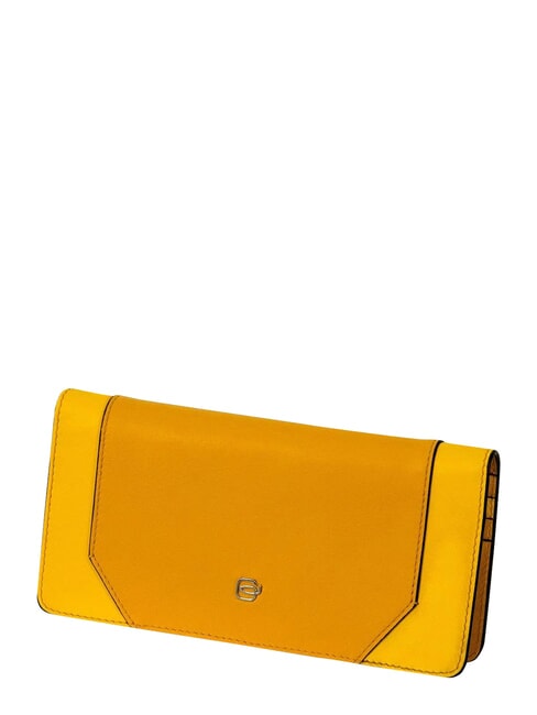 MUSE Cartera con monedero, de piel. amarillo - Carteras Mujer
