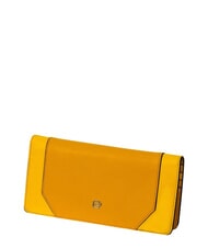 PIQUADRO MUSE Cartera con monedero, de piel. amarillo - Carteras Mujer - 5