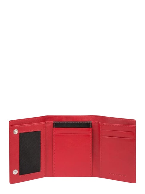 PQ-BIOS Monedero plegable, fabricado en nailon reciclado. ROJO - Carteras Hombre