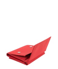 PIQUADRO PQ-BIOS Monedero plegable, fabricado en nailon reciclado. ROJO - Carteras Hombre - 3