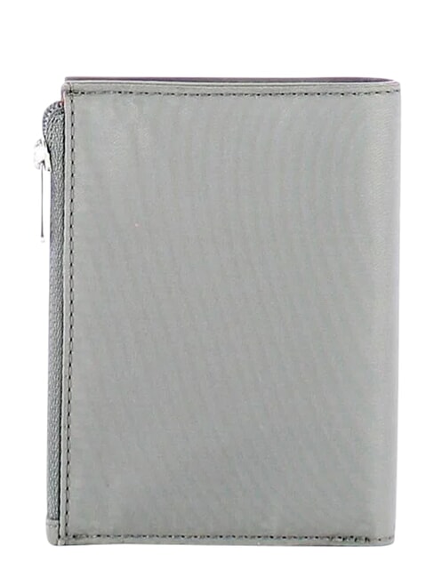 PQ-BIOS Monedero plegable, fabricado en nailon reciclado. GRIS - Carteras Hombre