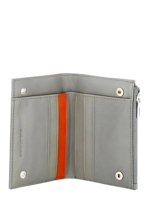 PQ-BIOS Monedero plegable, fabricado en nailon reciclado. GRIS - Carteras Hombre