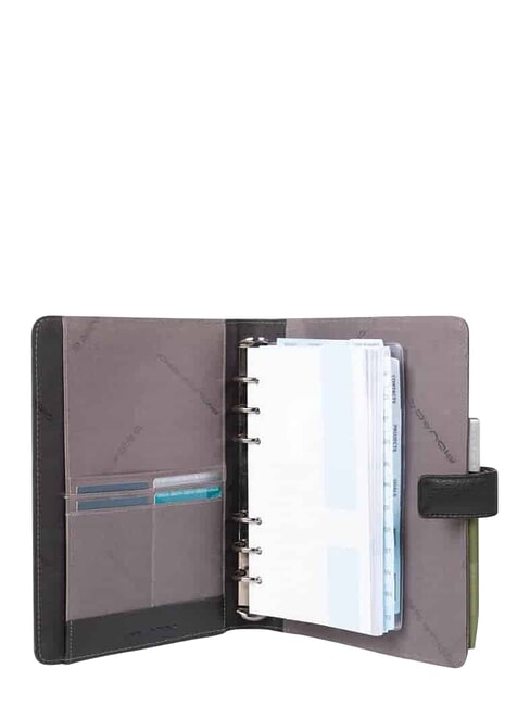 P16 Agenda mediana, de piel mixta. grisalla - Fundas para tablet & Organizer