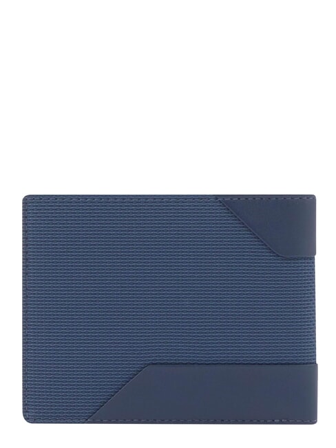 GIO Cartera hecha de tela reciclada azul - Carteras Hombre