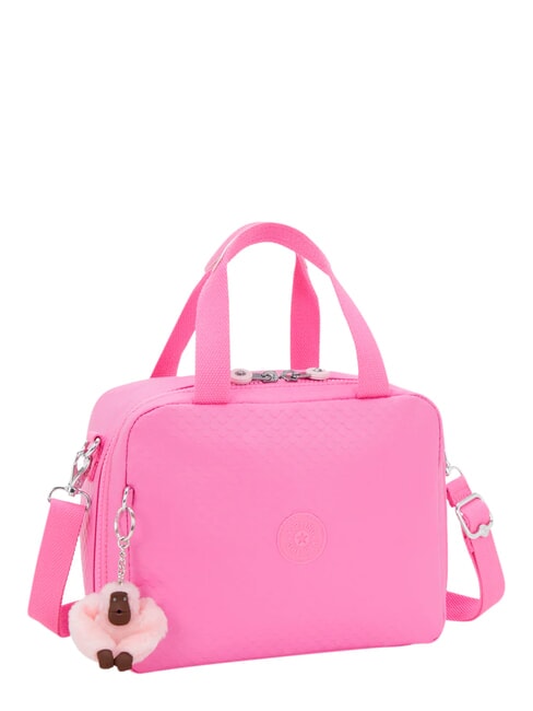 MIYO BTS Portacomidas con correa para el hombro Sirena rosa en relieve - Bolsas y accesorios  ni&ntilde;os