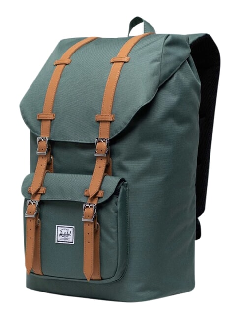 Mochila Modelo LITTLE AMERICA, para port&aacute;til de 15" bosque oscuro - Mochilas para port&aacute;til