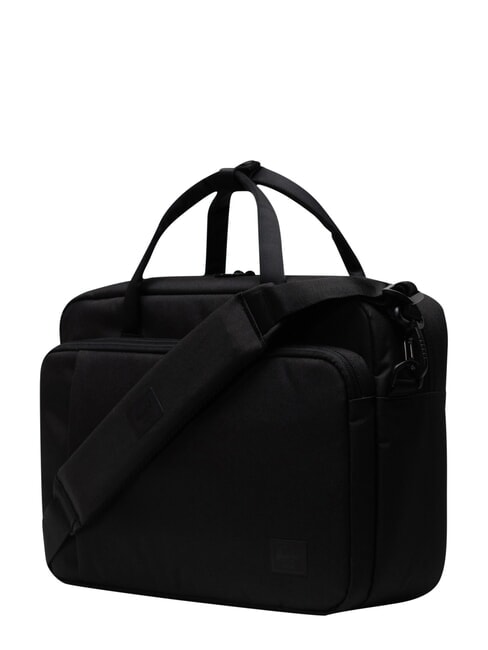 GIBSON Bolso bandolera para PC, de tela. NEGRO - Maletines de Trabajo