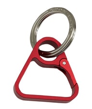 PIQUADRO BLUE SQUARE  llavero de metal ROJO - Llaveros - 2