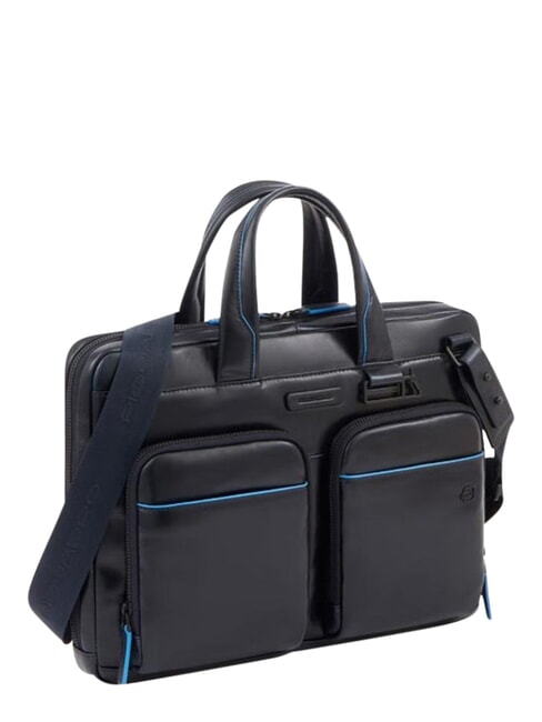 B2 REVAMP Malet&iacute;n para port&aacute;til de 14", en piel azul - Maletines de Trabajo