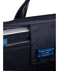PIQUADRO B2 REVAMP Malet&iacute;n para port&aacute;til de 14", en piel azul - Maletines de Trabajo - 4