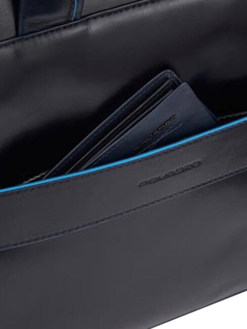 B2 REVAMP Malet&iacute;n para port&aacute;til de 14", en piel azul - Maletines de Trabajo