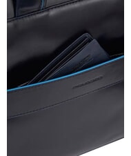PIQUADRO B2 REVAMP Malet&iacute;n para port&aacute;til de 14", en piel azul - Maletines de Trabajo - 6