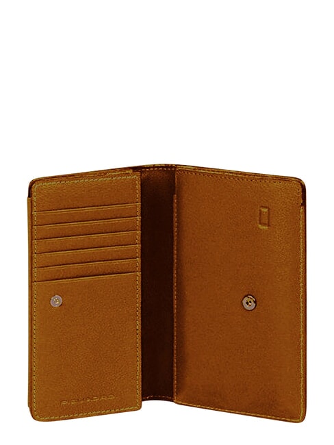 NABUCCO Cartera de cuero con soporte para smartphone BROWN - Carteras Mujer
