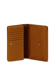 PIQUADRO NABUCCO Cartera de cuero con soporte para smartphone BROWN - Carteras Mujer - 2