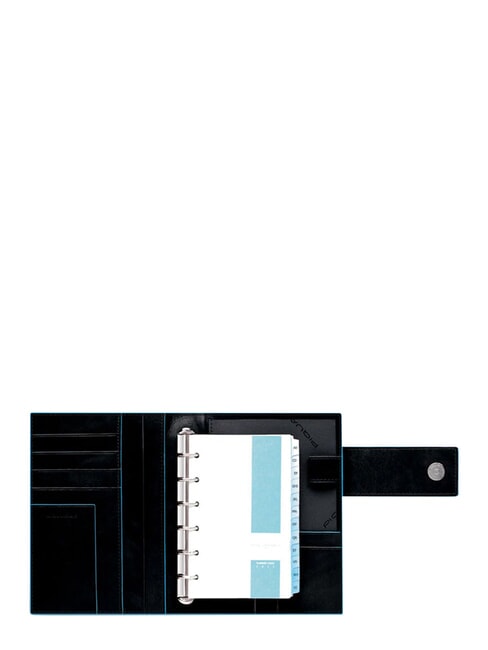 BLUE SQUARE Agenda peque&ntilde;a de cuero negro - Fundas para tablet & Organizer