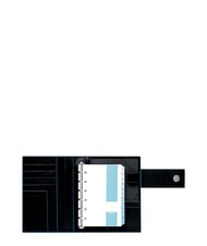 PIQUADRO BLUE SQUARE Agenda peque&ntilde;a de cuero negro - Fundas para tablet & Organizer - 3