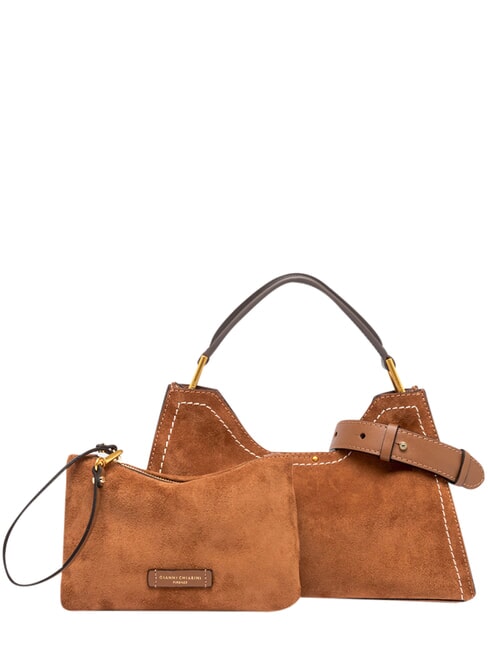 AURORA Bolso de hombro con correa para el hombro. caramelo - Bolsos Mujer