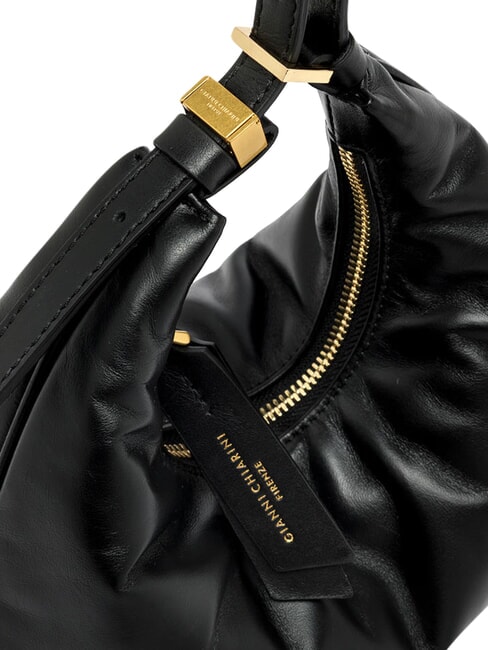ELLA Bolso de hombro de piel negro - Bolsos Mujer