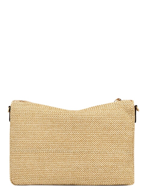 NORA Bolso de mano con correa para el hombro. CUERO NATURAL - Bolsos Mujer