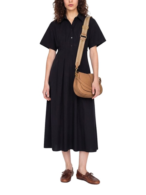 HELENA ROUND Bolso de hombro con correa, de piel. arcilla - Bolsos Mujer
