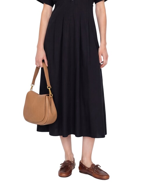 HELENA ROUND Bolso de hombro con correa, de piel. arcilla - Bolsos Mujer