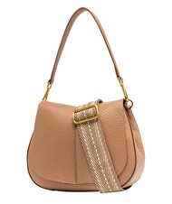 GIANNI CHIARINI HELENA ROUND Bolso de hombro con correa, de piel. arcilla - Bolsos Mujer - 5