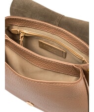 GIANNI CHIARINI HELENA ROUND Bolso de hombro con correa, de piel. arcilla - Bolsos Mujer - 6