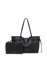 GIANNI CHIARINI VIOLETTE Bolsa de compras de cuero negro - Bolsos Mujer - 3