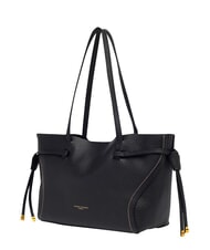 GIANNI CHIARINI VIOLETTE Bolsa de compras de cuero negro - Bolsos Mujer - 4