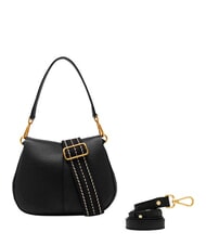 GIANNI CHIARINI HELENA ROUND Bolso de hombro con correa, de piel. negro - Bolsos Mujer - 5