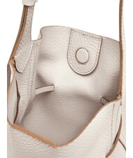 GIANNI CHIARINI SIENNA Bolso de hombro tipo cubo de piel arena - Bolsos Mujer - 5