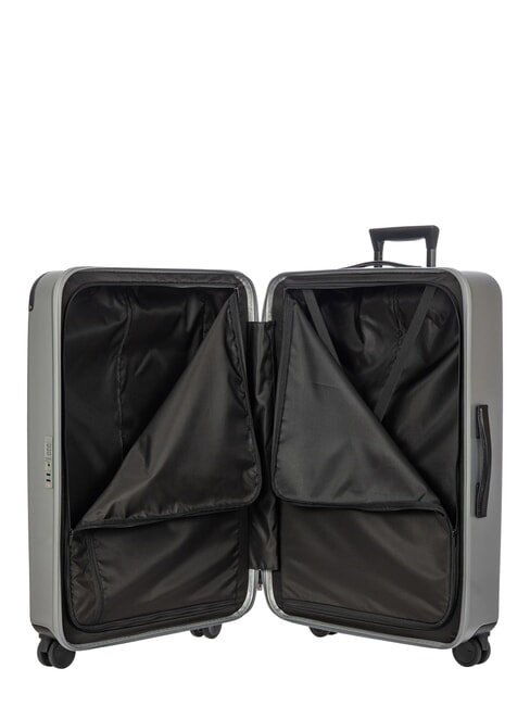 AMALFI carro de gran tama&ntilde;o plata/negro - Trolley R&iacute;gidos