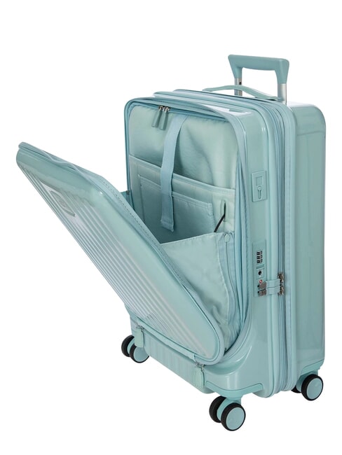 POSITANO Carro de tama&ntilde;o mediano y extensible azul claro - Trolley R&iacute;gidos