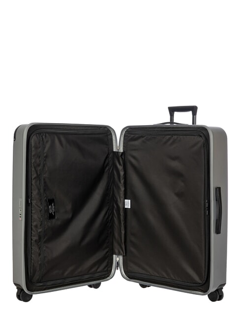 AMALFI Carro de tama&ntilde;o extra grande plata/negro - Trolley R&iacute;gidos