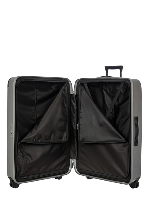 AMALFI Carro de tama&ntilde;o extra grande plata/negro - Trolley R&iacute;gidos