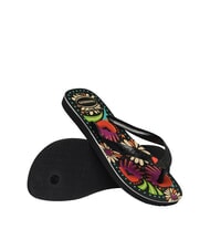 HAVAIANAS TOP BEGONIA CORACAO  NEGRO - Zapatos unisex - 4