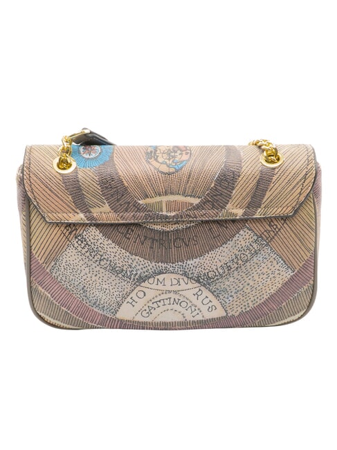 PLANETARIUM Bolso de hombro acuarela salvaje/ topo oscuro - Bolsos Mujer