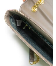 GATTINONI PLANETARIUM Bolso de hombro acuarela salvaje/ topo oscuro - Bolsos Mujer - 5