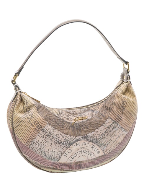 PLANETARIUM Bolso de hombro acuarela salvaje/ topo oscuro - Bolsos Mujer