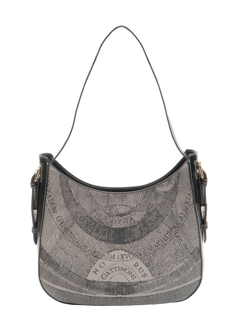 PLANETARIUM Bolso de hombro monocrom&aacute;tico gris claro/negro - Bolsos Mujer