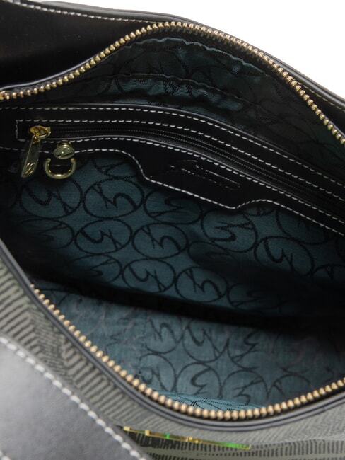 PLANETARIUM Bolso de hombro monocrom&aacute;tico gris claro/negro - Bolsos Mujer