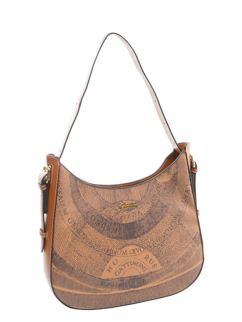 PLANETARIUM Bolso de hombro bronceado monocrom&aacute;tico - Bolsos Mujer
