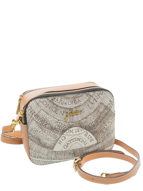PLANETARIUM Bolso bandolera tipo funda para c&aacute;mara tinta sepia/marr&oacute;n claro - Bolsos Mujer
